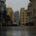 Calles secundarias la Plaza de Armas de Lima