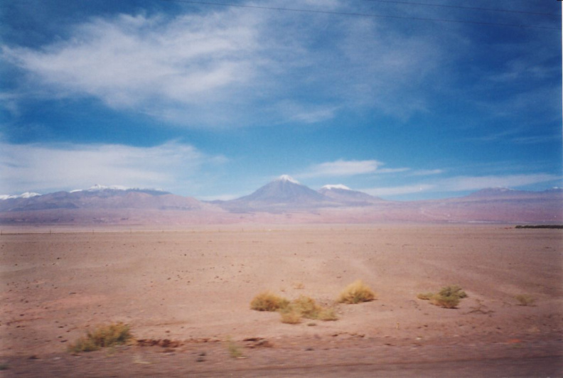 Vista panorámica del Desierto de Atacama...