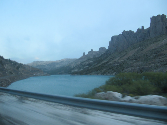 Vista de la carretera camino a Santa Rosa (La Pampa)
