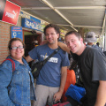 llegando a Salta... con unos colegas viajeros del tren 