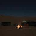 Nuestro campamento en la noche