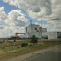 Vista de Chernobyl desde lejo